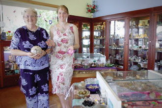 Gemstones and rocks attraction at Cohuna